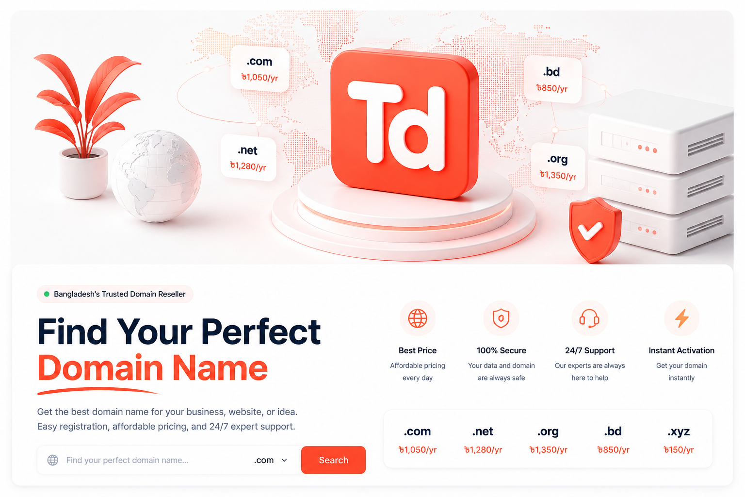 TopsDomain Hero